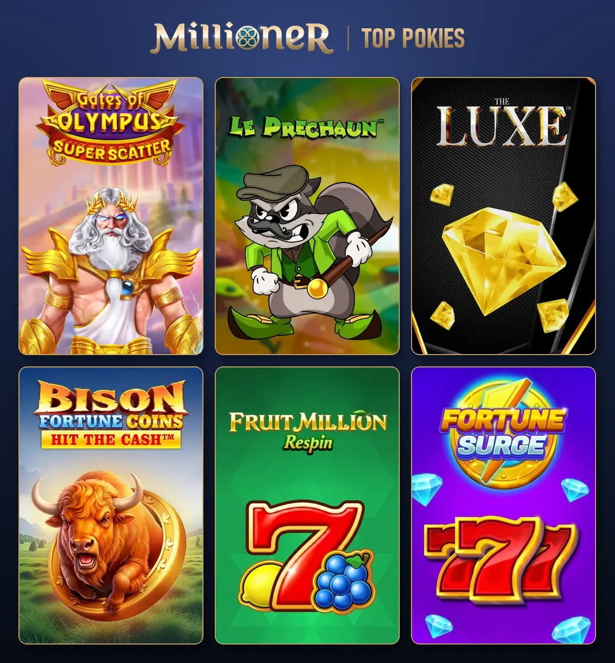 millioner-top-pokies-gates-of-olympus-super-scatter-le-prechaun